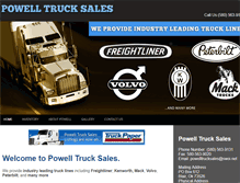 Tablet Screenshot of powelltrucksales.com